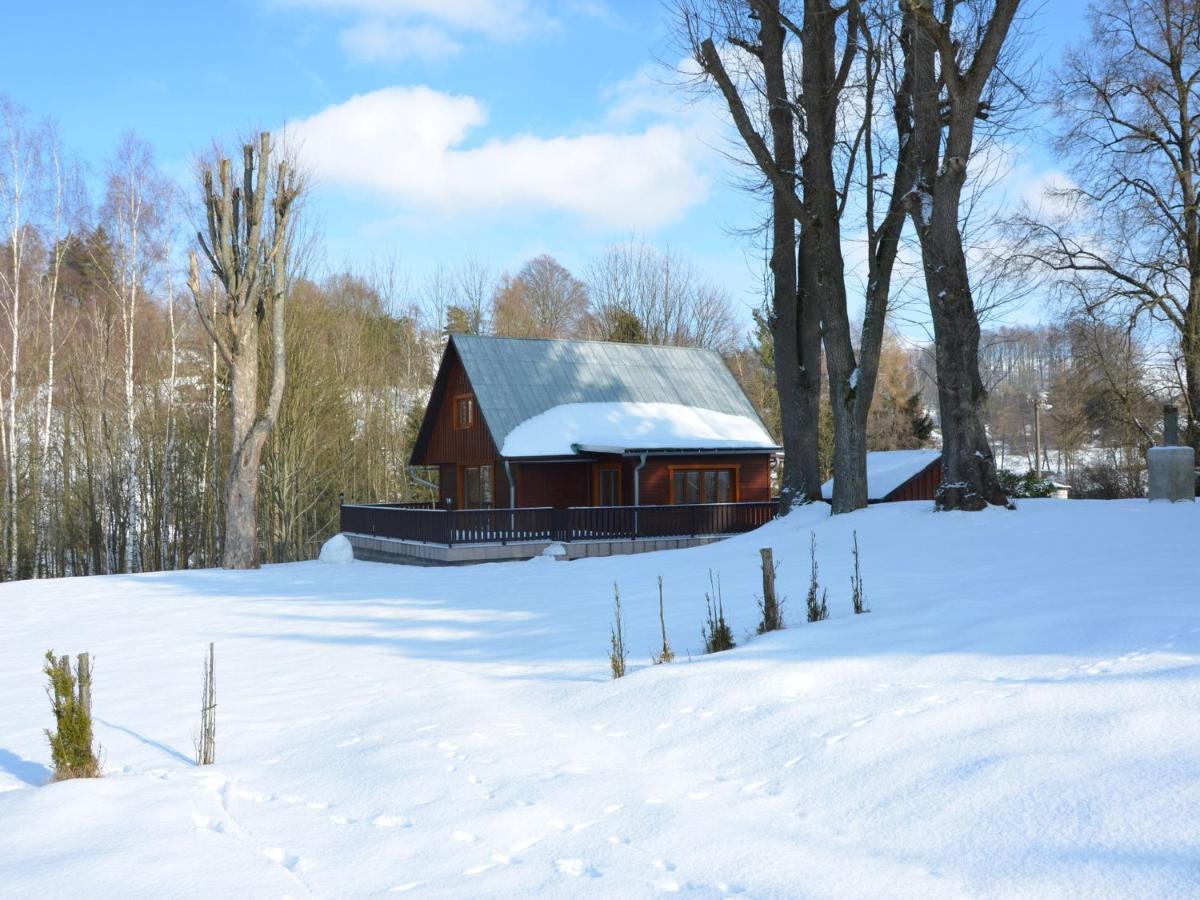 Home With Well Kept Fenced In Rice On The Shore Kyjov  Стая снимка